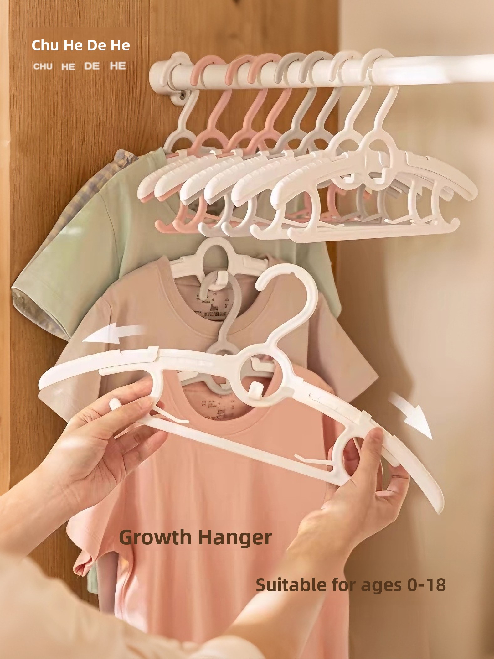Baby Clothing Drying Rack - Children's Non-Slip Clothes Hanger Baby Home