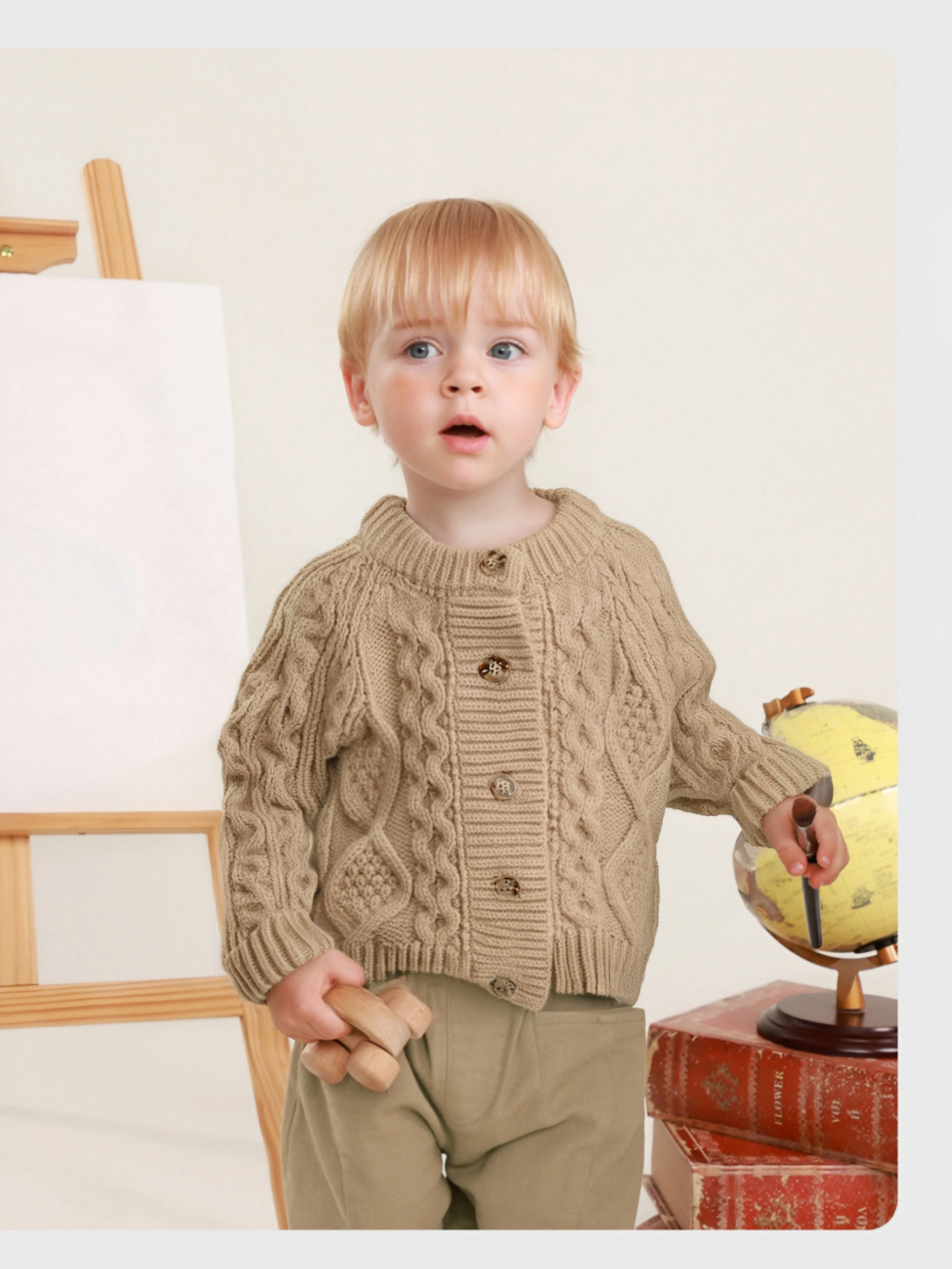 Autumn Sweater Children's Clot - Knit Cardigan Infant ulasan dan harga