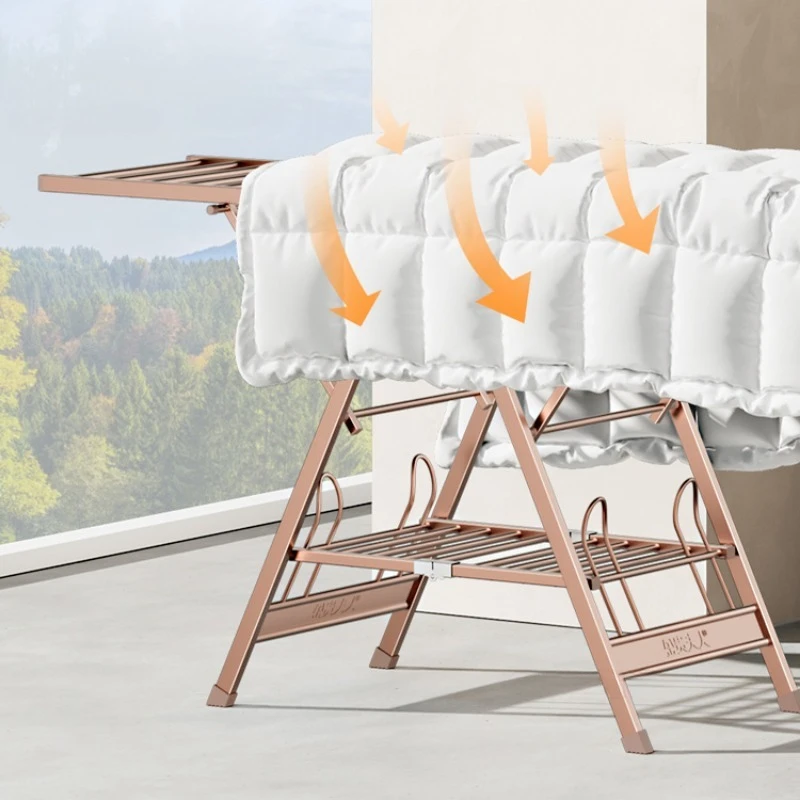 Four Seasons Folding Hanger fo - Baby Clothing Drying Rack ulasan dan harga