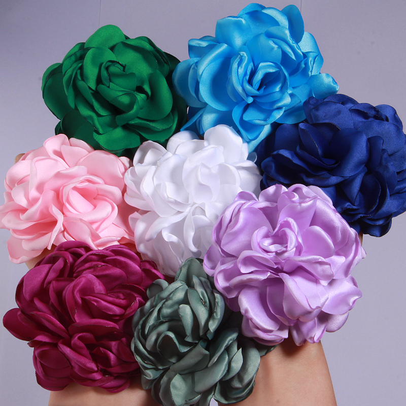8CM Artificial Satin Rose Fabr - Baby Clothing Fabric ulasan dan harga