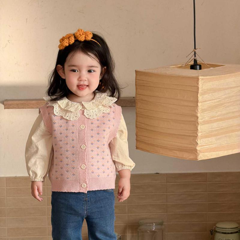 2026 Spring New Baby Sleeveles - Knit Cardigan Infant ulasan dan harga