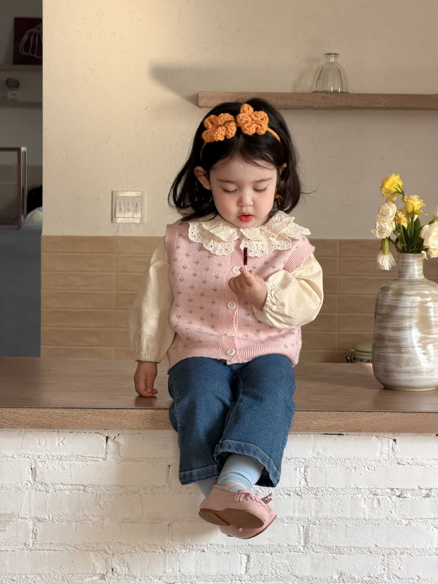2026 Spring New Baby Sleeveles - Knit Cardigan Infant ulasan dan harga