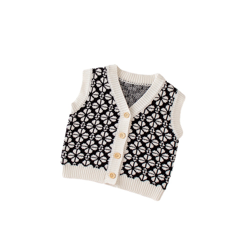2025 Spring and Autumn New Gir - Knit Cardigan Infant ulasan dan harga
