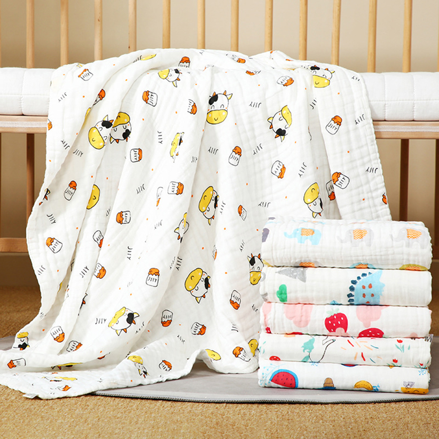 4-Layer Gauze Infant Washcloth - Baby Clothing Fabric ulasan dan harga