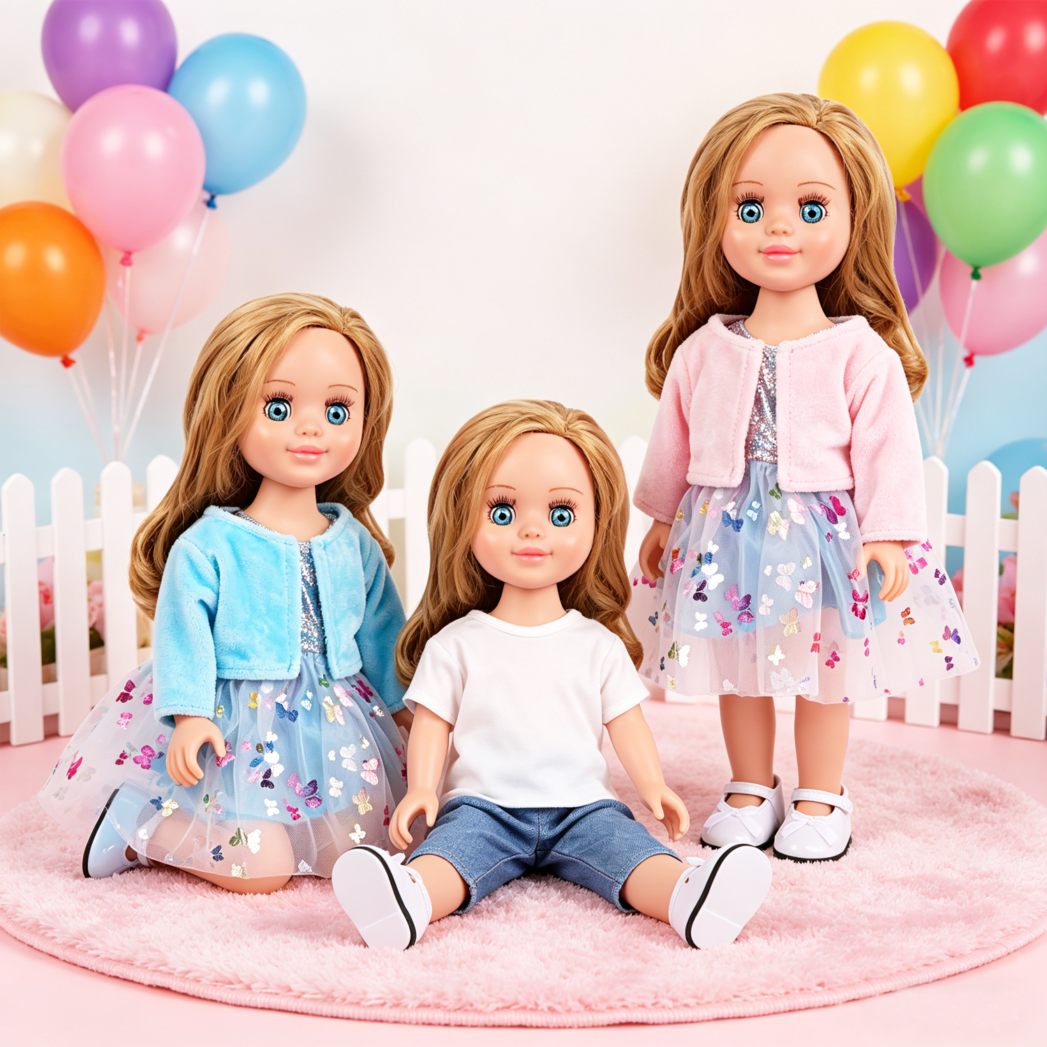 Cute 18 Inch Doll Clothes Set  - Knit Cardigan Infant ulasan dan harga