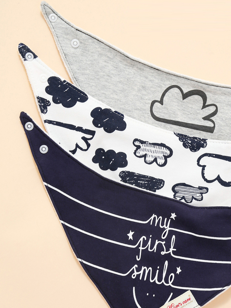 3Pcs Baby Feeding Bib Made of  - Baby Clothing Fabric ulasan dan harga