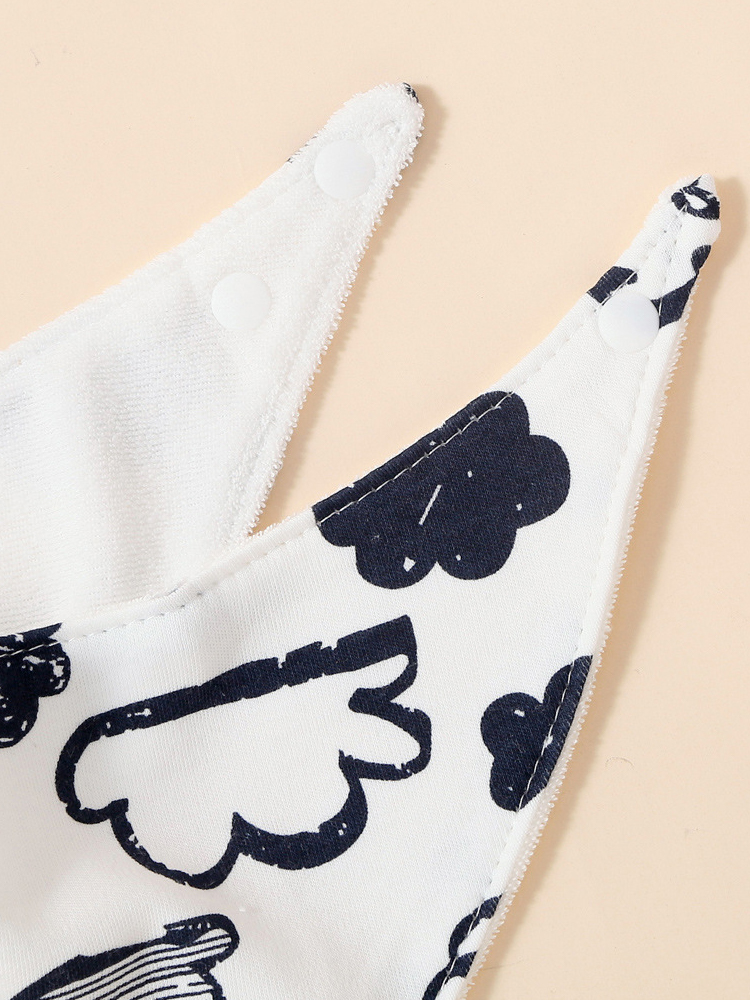 3Pcs Baby Feeding Bib Made of  - Baby Clothing Fabric ulasan dan harga