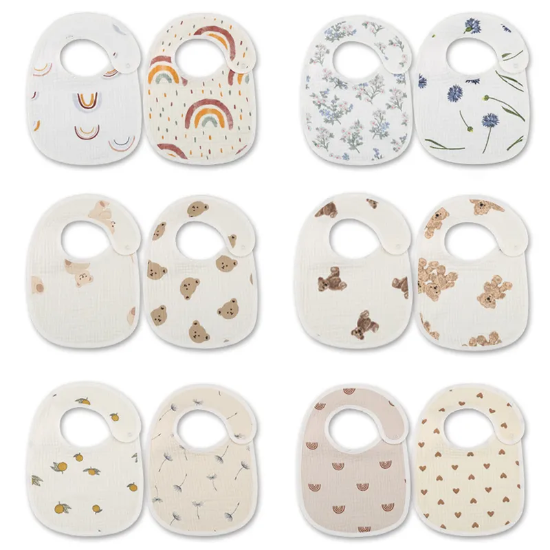 2pcs/set Waterproof Baby Bibs  - Baby Clothing Fabric ulasan dan harga
