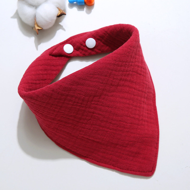 Soft Cotton Triangle Scarf Sol - Baby Clothing Fabric ulasan dan harga