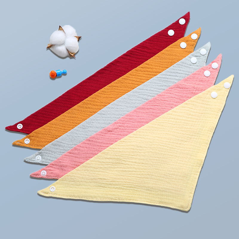 Soft Cotton Triangle Scarf Sol - Baby Clothing Fabric ulasan dan harga