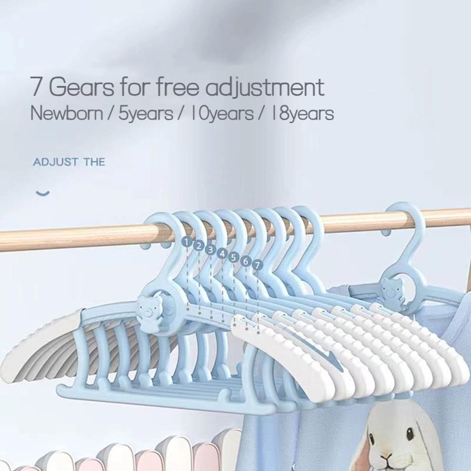 10 Pcs Kids Home Clothes Hange - Baby Clothing Drying Rack ulasan dan harga