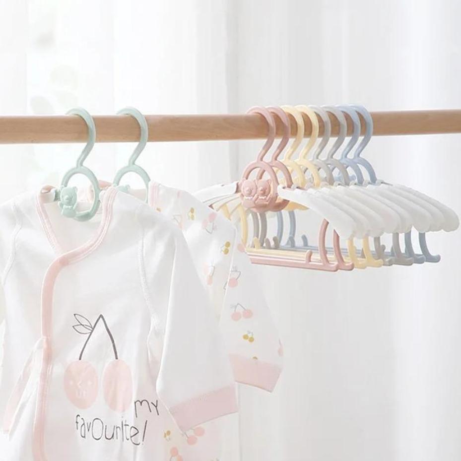 10 Pcs Kids Home Clothes Hange - Baby Clothing Drying Rack ulasan dan harga