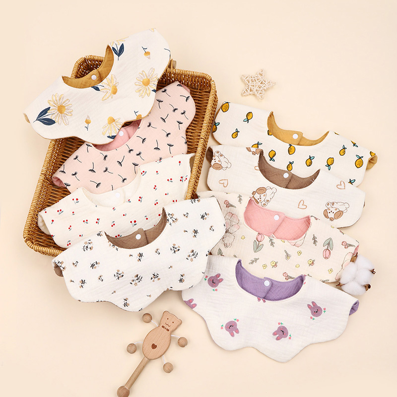 1pcs Cotton Printed Six-layer  - Baby Clothing Fabric ulasan dan harga
