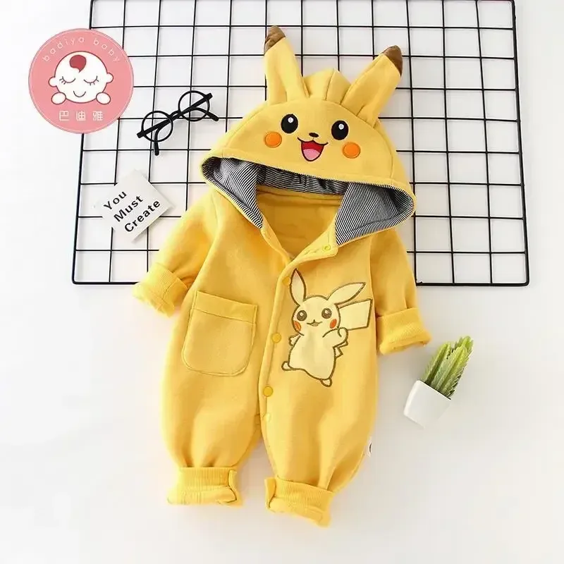 New Cute Cartoon Pokemon Pikac - Baby Clothing Winter ulasan dan harga