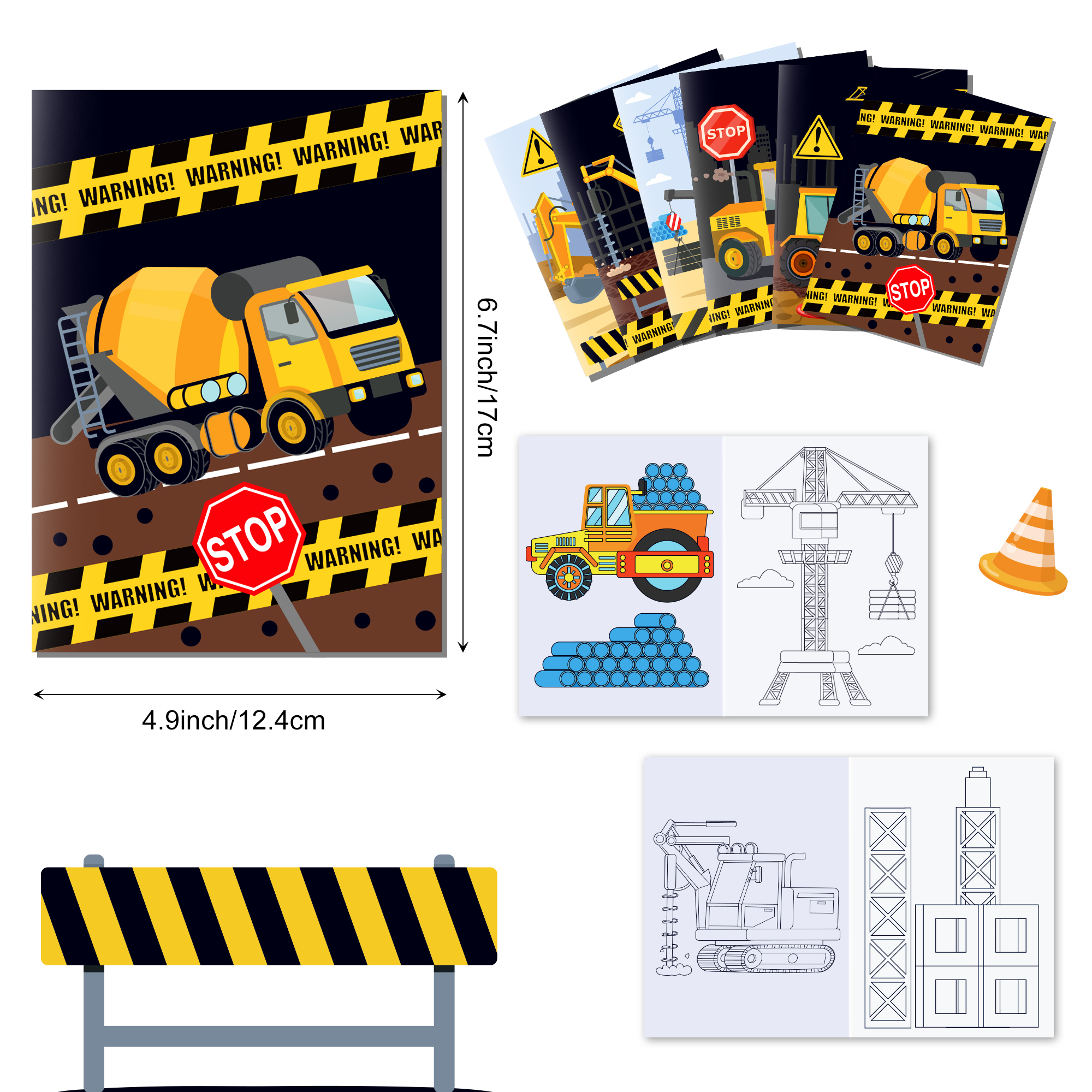 12pcs Kids Toys Cartoon Constr - Baby Clothing Drawing ulasan dan harga