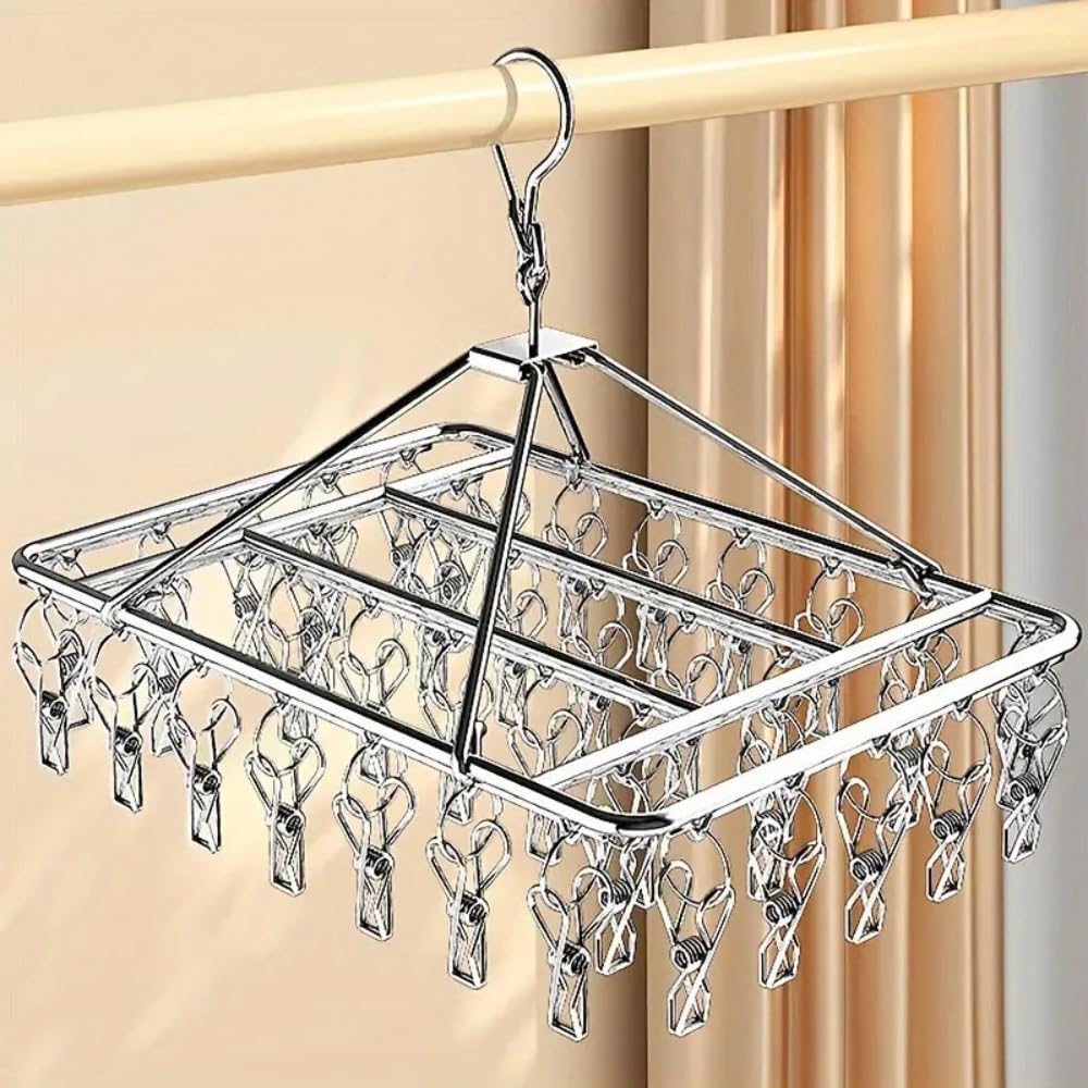 1/2/3Pcs Foldable Drying Rack, - Baby Clothing Drying Rack ulasan dan harga