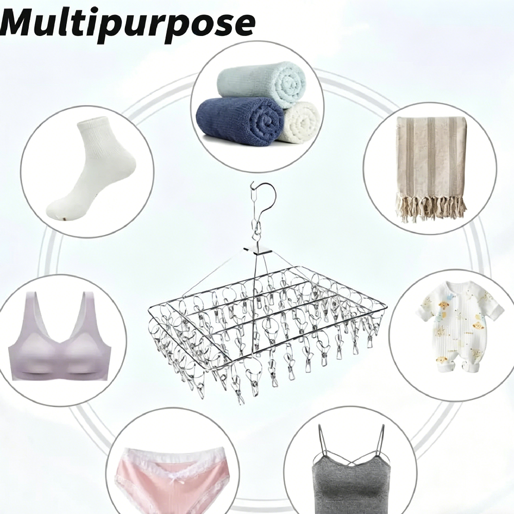 1/2/3Pcs Foldable Drying Rack, - Baby Clothing Drying Rack ulasan dan harga