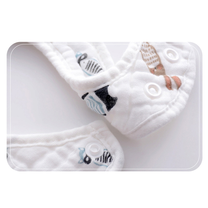 Baby Bibs U-shaped Bandana Fee - Baby Clothing Fabric ulasan dan harga