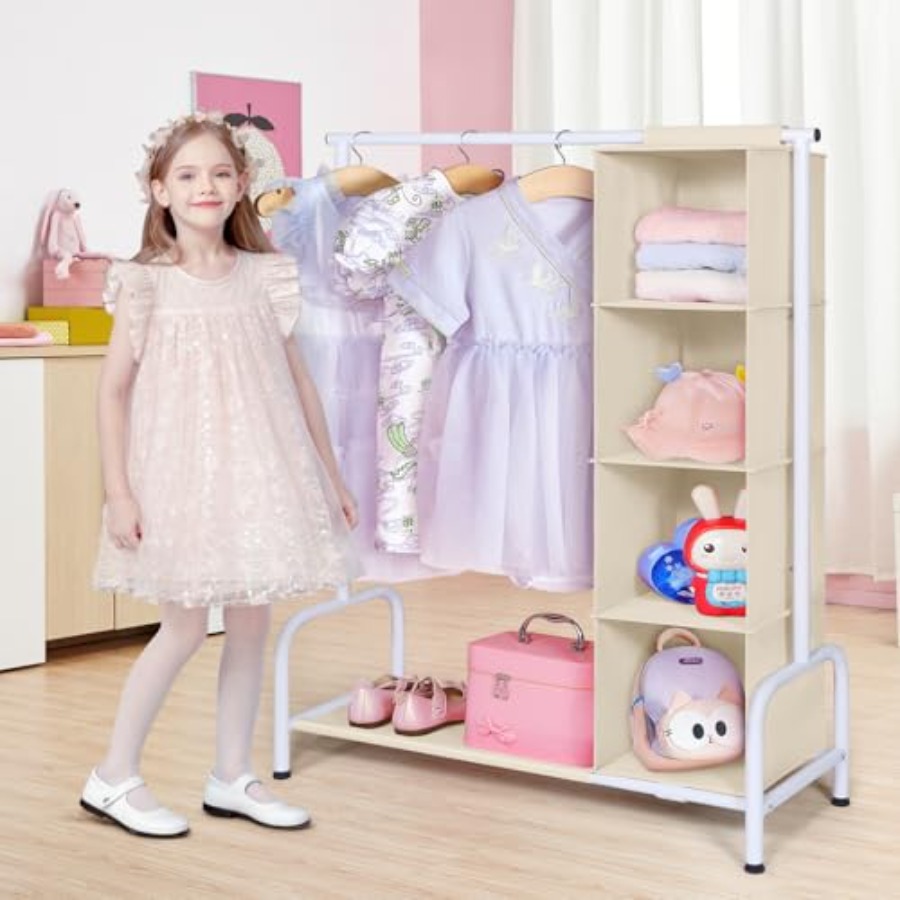 Clothing Rack with Hanging Org - Baby Clothing Wardrobe ulasan dan harga