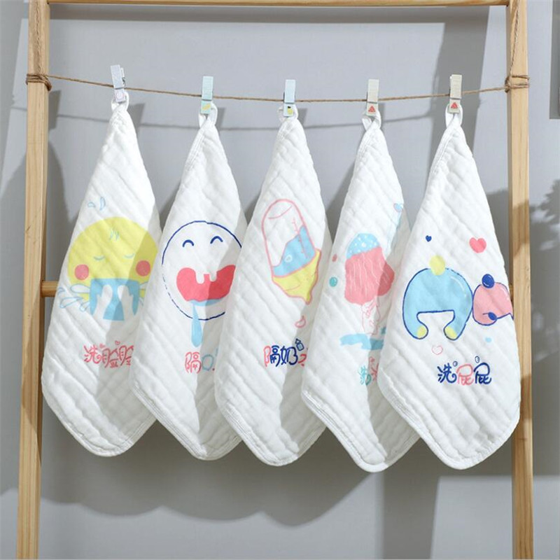 5pcs/Set Baby Small Face Towel - Baby Clothing Fabric ulasan dan harga