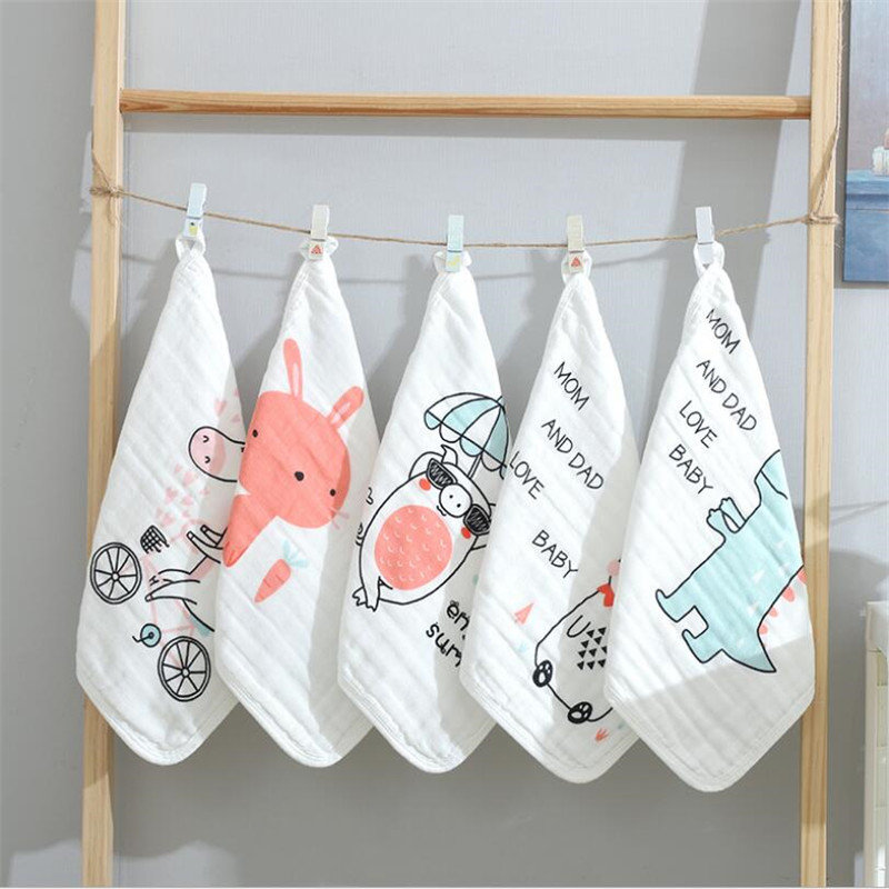5pcs/Set Baby Small Face Towel - Baby Clothing Fabric ulasan dan harga