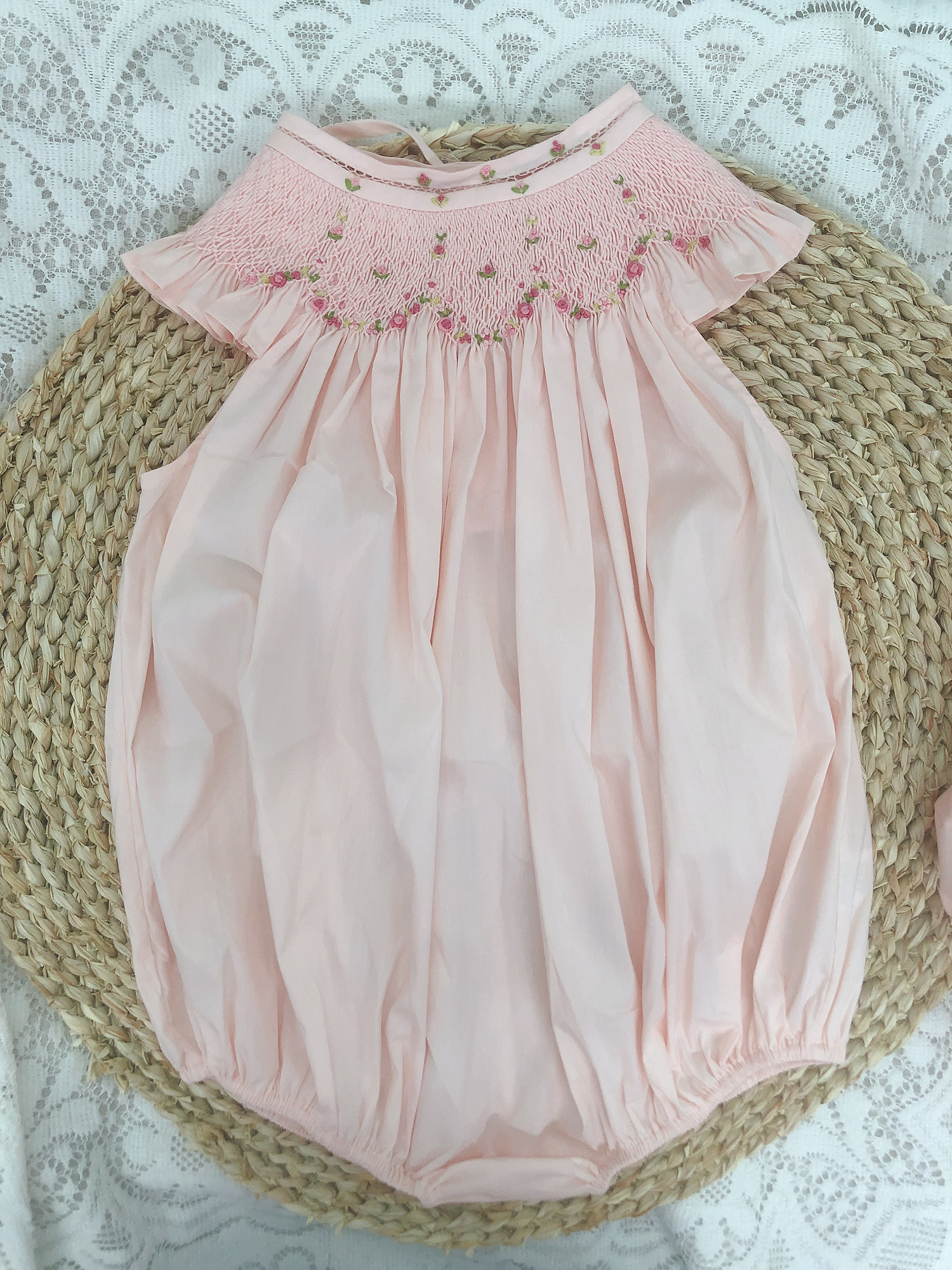 Girls Smocking Dress Pink Hand - Baby Clothing Boutique ulasan dan harga