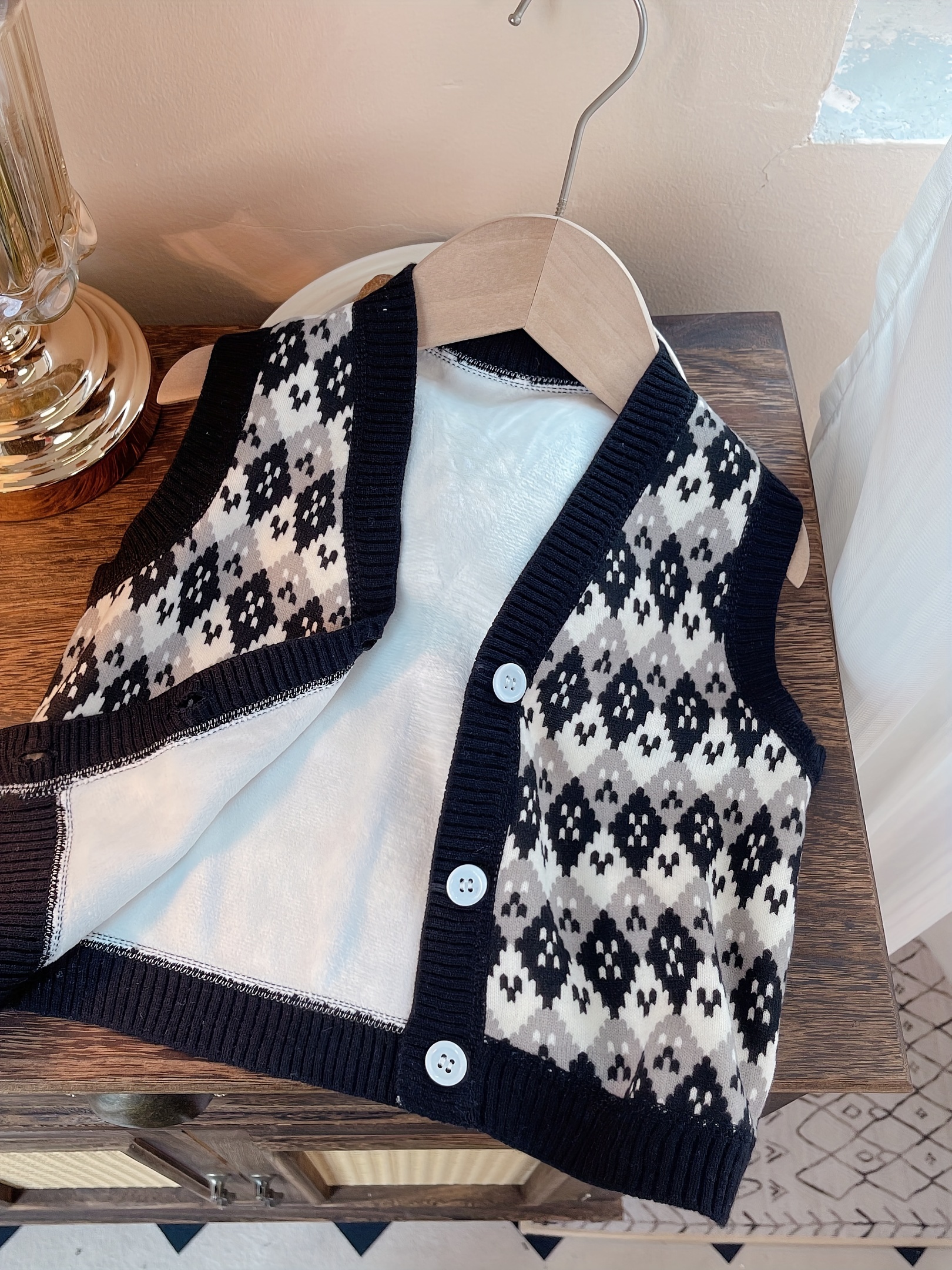 Girls Sweater Vest Spring & Fa - Knit Cardigan Infant ulasan dan harga