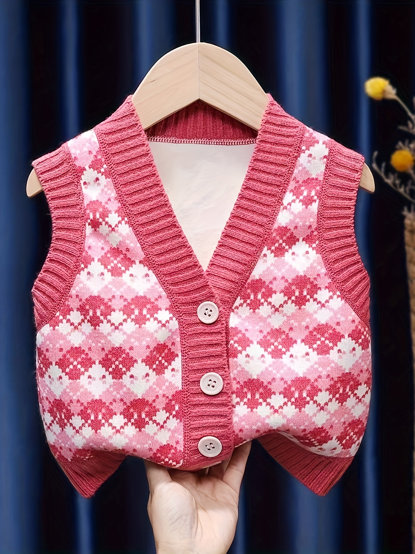 Girls Sweater Vest Spring & Fa - Knit Cardigan Infant ulasan dan harga
