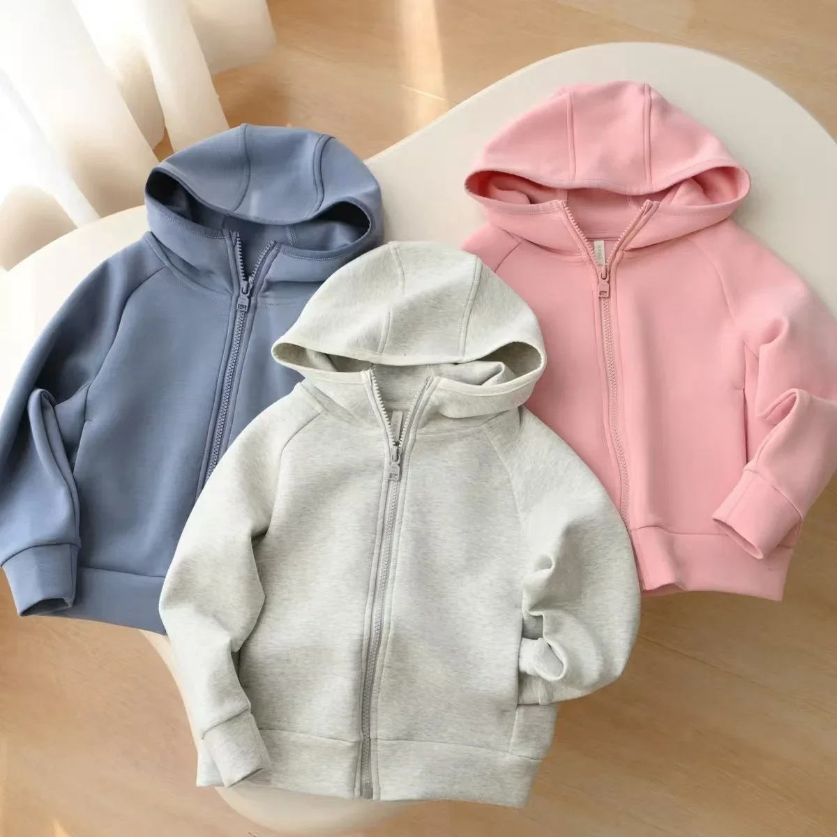 Boys Hooded Sweatshirt Jacket  - Knit Cardigan Infant ulasan dan harga