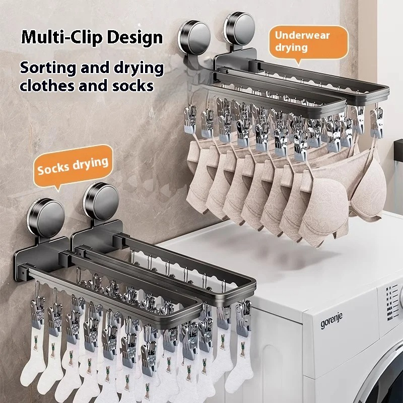 (with 14 clips) drying rack, w - Baby Clothing Drying Rack ulasan dan harga