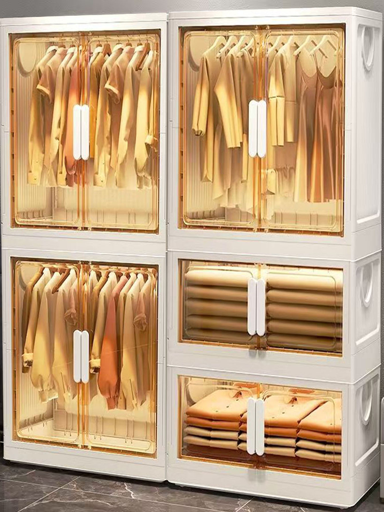 Toys Plastic Foldable Storage  - Baby Clothing Wardrobe ulasan dan harga