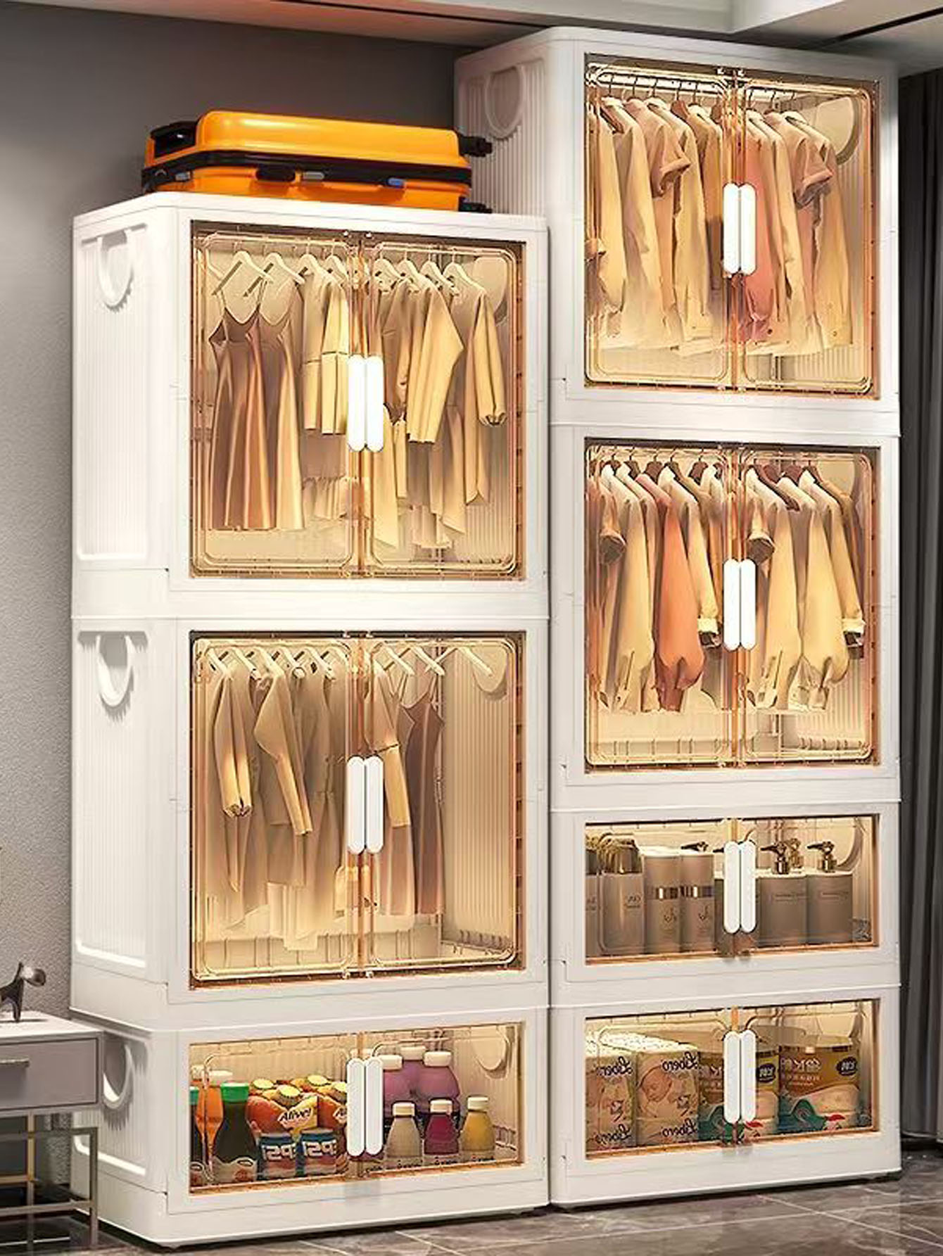 Toys Plastic Foldable Storage  - Baby Clothing Wardrobe ulasan dan harga