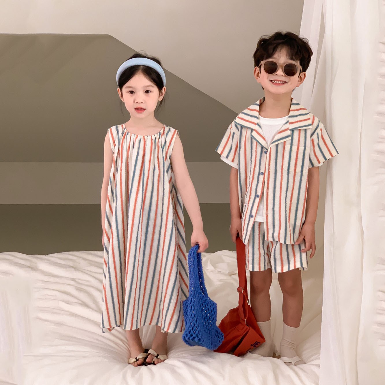 Children Boys Striped Thin Car - Knit Cardigan Infant ulasan dan harga