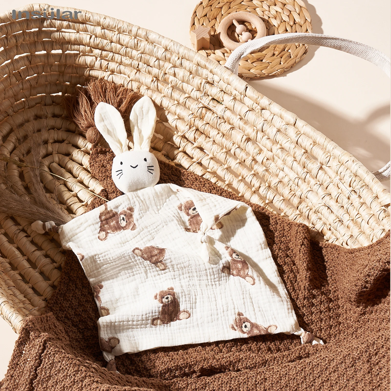 Baby Soothing Towel: Soft Rabb - Baby Clothing Fabric ulasan dan harga