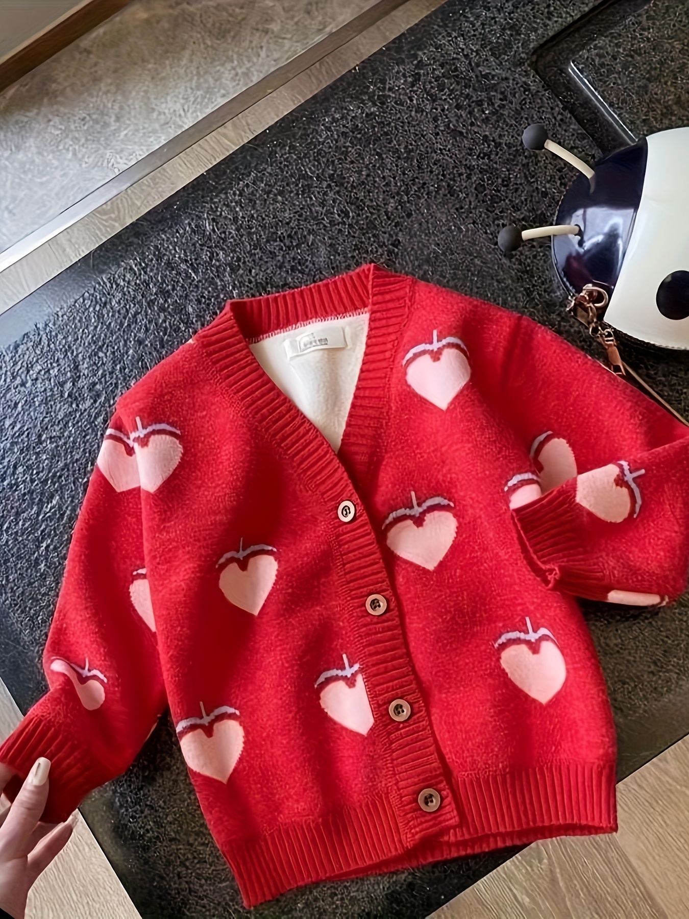 Girls' Knitted Cardigan Spring - Knit Cardigan Infant ulasan dan harga