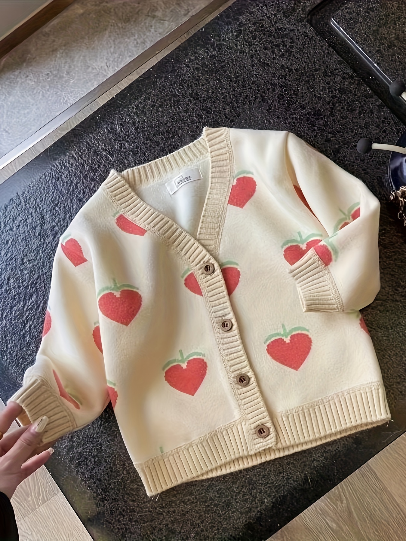 Girls' Knitted Cardigan Spring - Knit Cardigan Infant ulasan dan harga