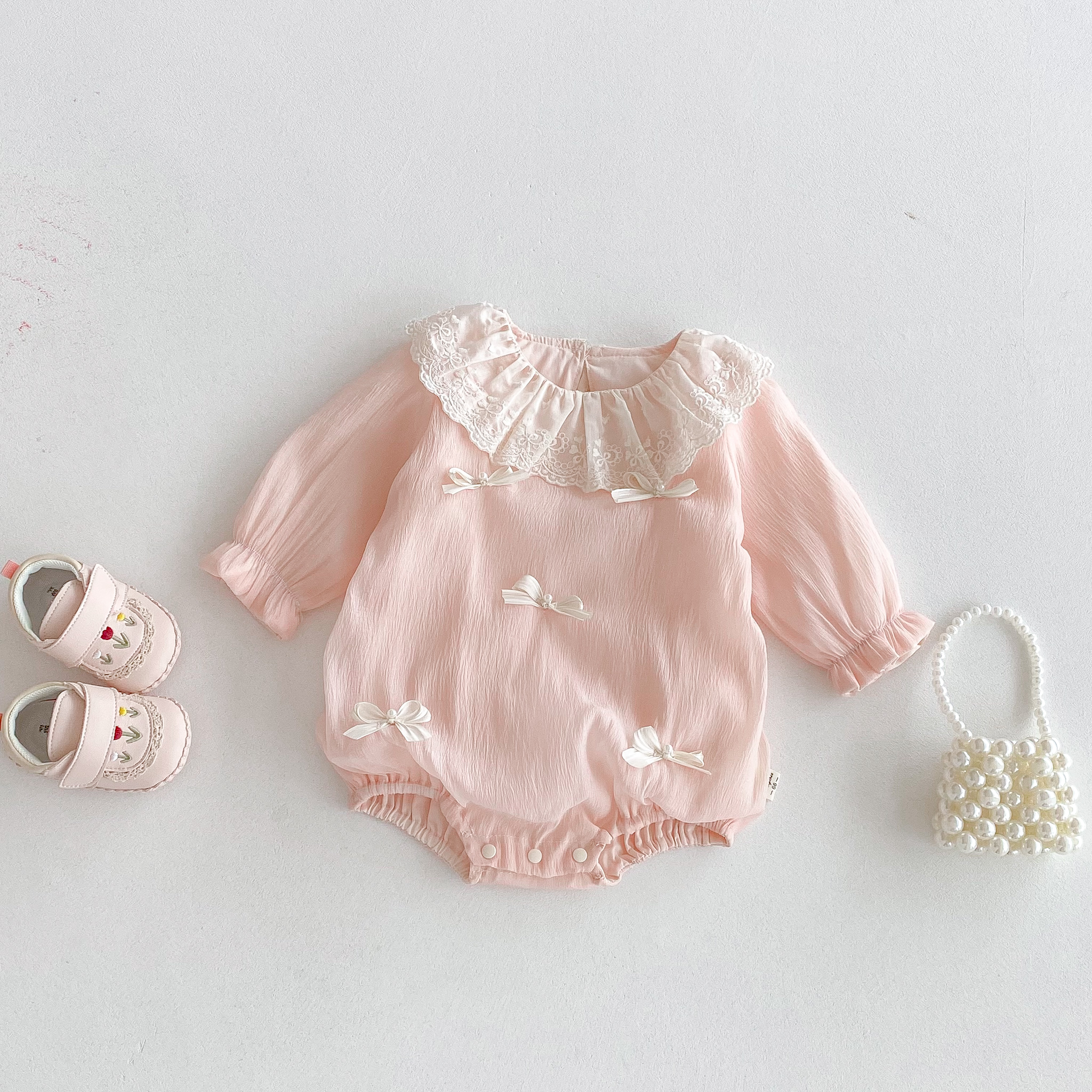 Autumn baby girl pit Striped c - Knit Cardigan Infant ulasan dan harga