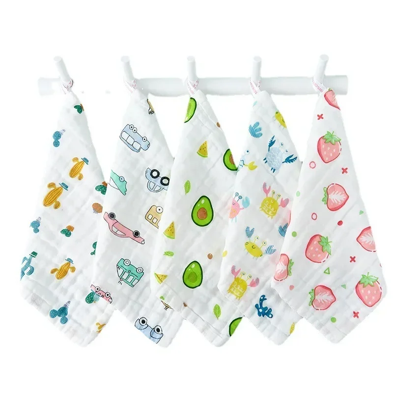 1pcs/5pcs Baby Face Towel Musl - Baby Clothing Fabric ulasan dan harga