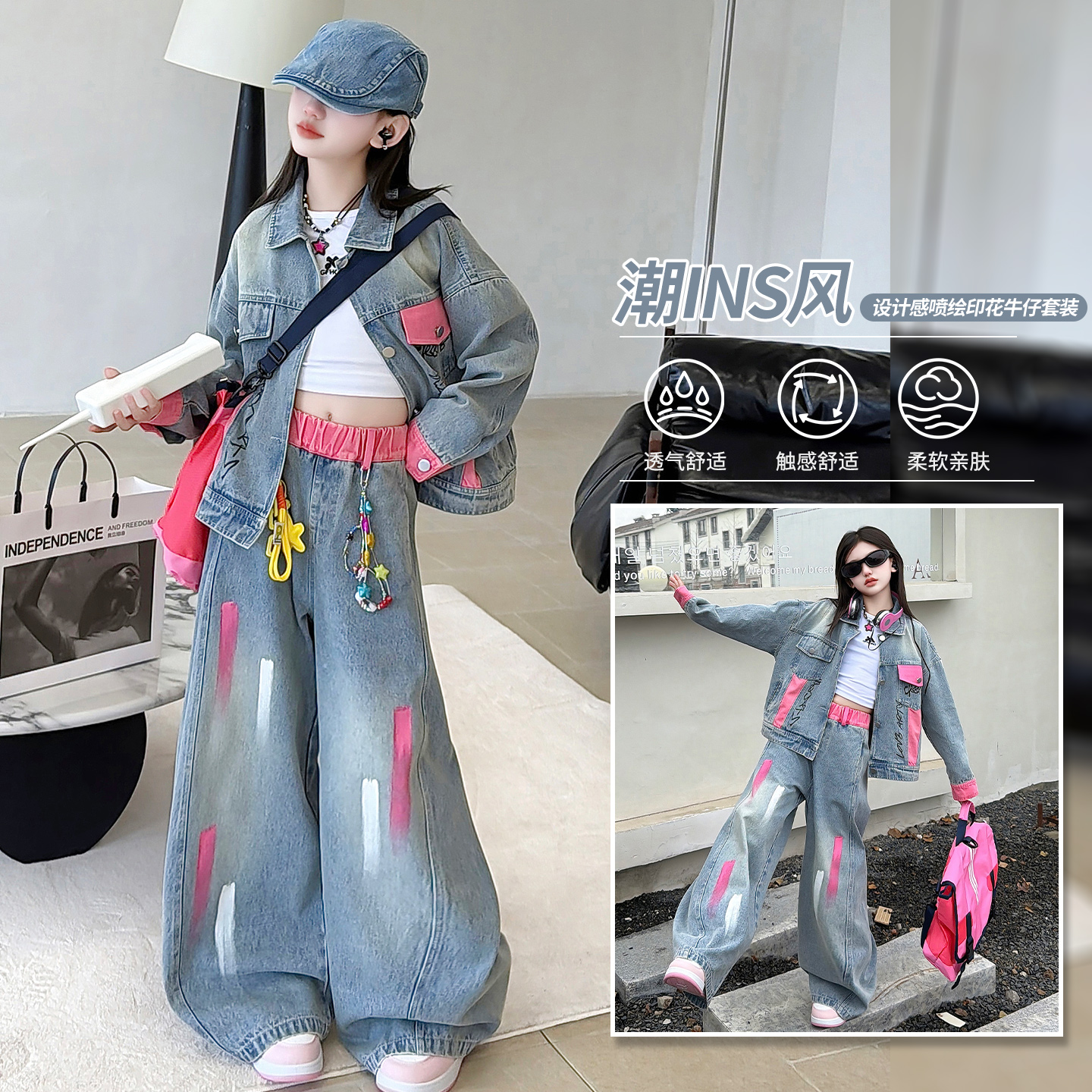 Baby Girls Clothes Sets 4-14Y  - Baby Clothing Drawing ulasan dan harga