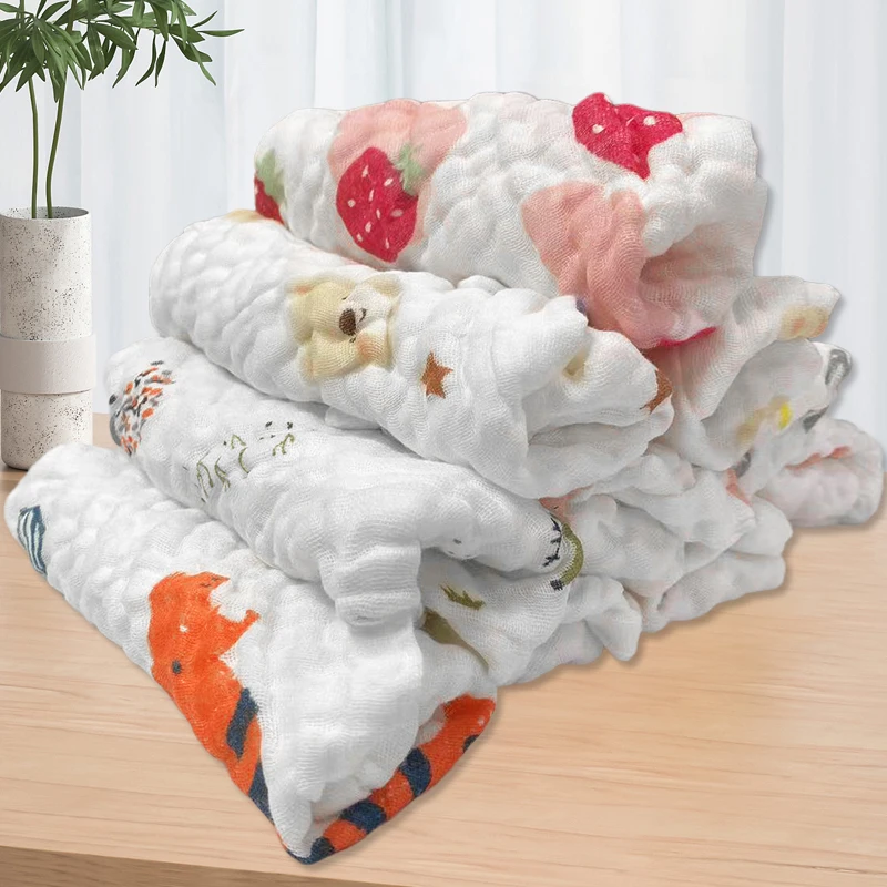5pcs Baby Muslin Washcloths Bu - Baby Clothing Fabric ulasan dan harga