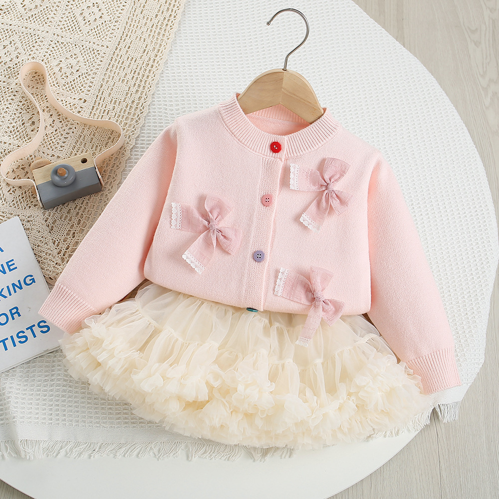 0-6-year-old baby girl clothes - Knit Cardigan Infant ulasan dan harga