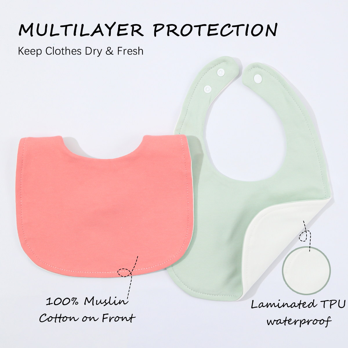 10-piece baby bib U-shaped sal - Baby Clothing Fabric ulasan dan harga