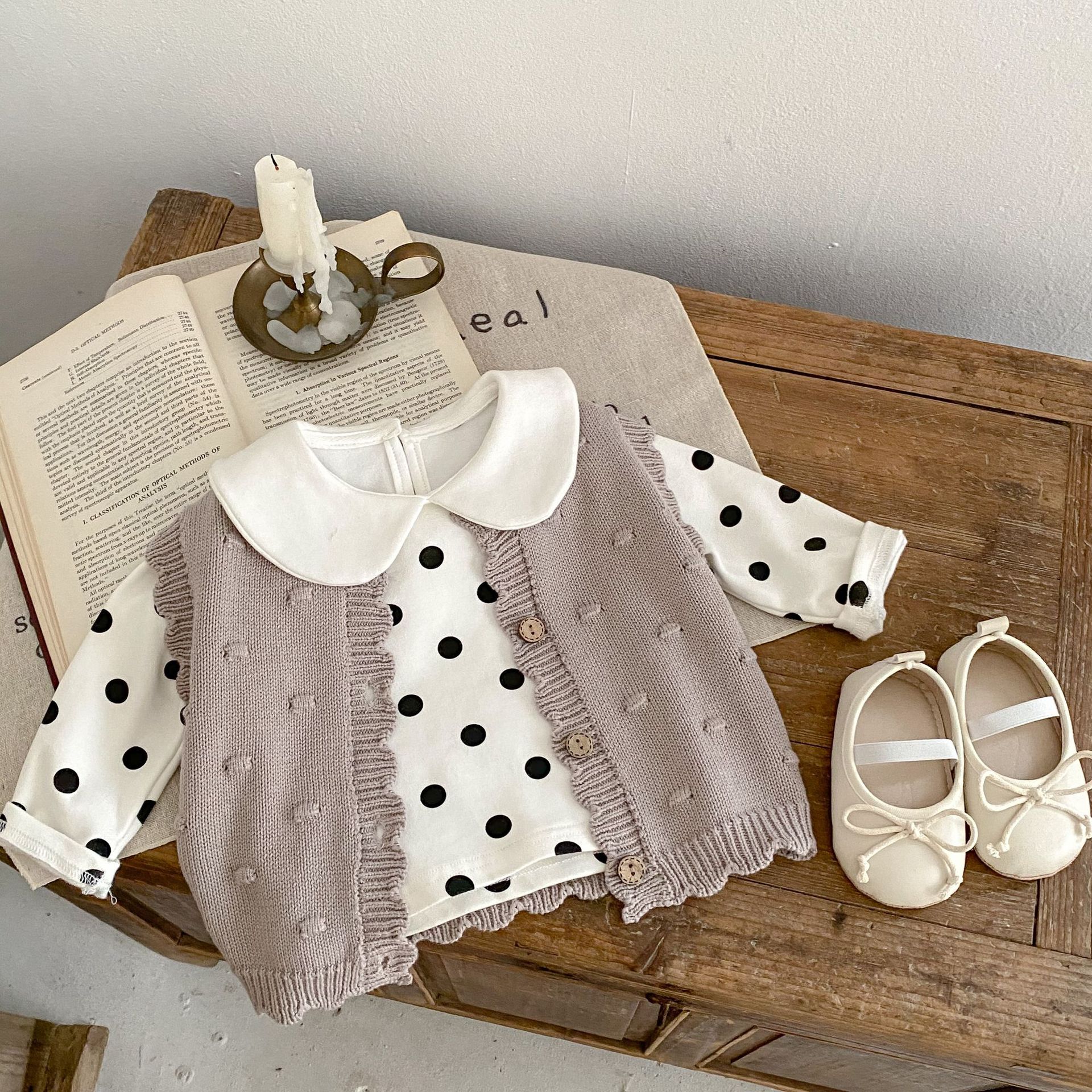 Boys and Girls Baby Pom Pom Ca - Knit Cardigan Infant ulasan dan harga
